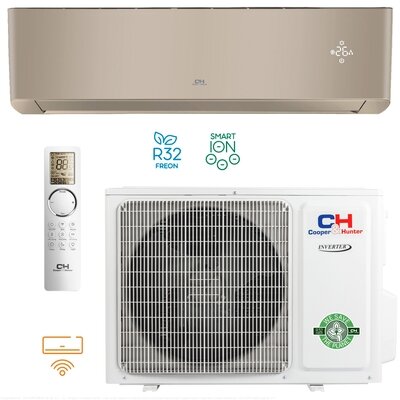 Кондиціонер тепловий насос Cooper&Hunter CH-S09FTXAM2S-GD Wi-Fi SUPREME R32 №1