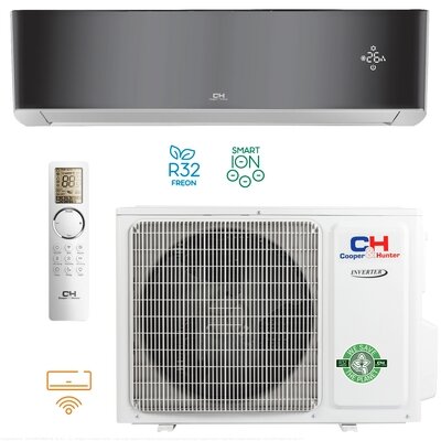 Кондиціонер тепловий насос Cooper&Hunter CH-S18FTXAM2S-BL Wi-Fi SUPREME R34 №1