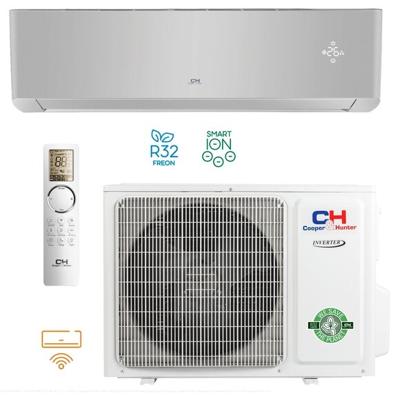 Кондиціонер тепловий насос Cooper&Hunter CH-S12FTXAM2S-SC Wi-Fi SUPREME R32 №1