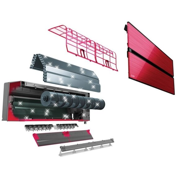 Кондиціонер Mitsubishi Electric PREMIUM INVERTER ZUBADAN (Ruby Red) MSZ-LN35VG2R/MUZ-LN35VGHZ2 №5